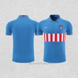 Camiseta Polo del Atletico Madrid 22-23 Azul