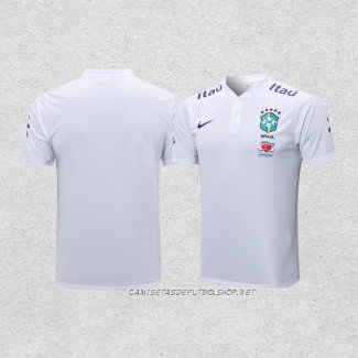 Camiseta Polo del Brasil 22-23 Blanco