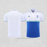 Camiseta Polo del Juventus 22-23 Blanco y Azul