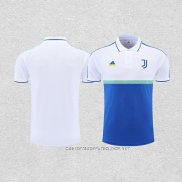 Camiseta Polo del Juventus 22-23 Blanco y Azul