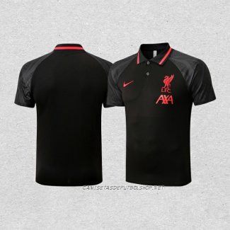 Camiseta Polo del Liverpool 22-23 Negro