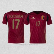 Camiseta Primera Belgica Jugador De Ketelaere 2024