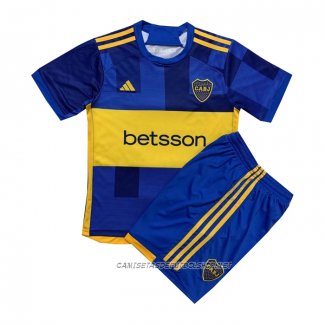 Camiseta Primera Boca Juniors 23-24 Nino