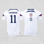 Camiseta Primera Estados Unidos Jugador Aaronson 2022