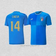 Camiseta Primera Italia Jugador Chiesa 2022