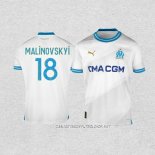 Camiseta Primera Olympique Marsella Jugador Malinovskyi 23-24