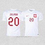 Camiseta Primera Polonia Jugador Zielinski 2022