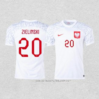 Camiseta Primera Polonia Jugador Zielinski 2022