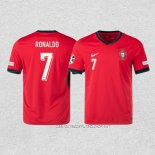 Camiseta Primera Portugal Jugador Ronaldo 2024