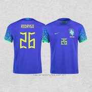 Camiseta Segunda Brasil Jugador Rodrygo 2022