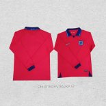 Camiseta Segunda Inglaterra 2022 Manga Larga