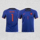 Camiseta Segunda Paises Bajos Jugador Bijlow 2022