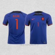 Camiseta Segunda Paises Bajos Jugador Bijlow 2022