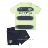 Camiseta Tercera Manchester City 22-23 Nino