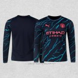 Camiseta Tercera Manchester City 23-24 Manga Larga