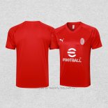 Camiseta de Entrenamiento AC Milan 23-24 Rojo