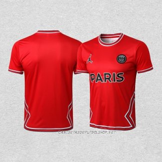 Camiseta de Entrenamiento Paris Saint-Germain Jordan 22-23 Rojo