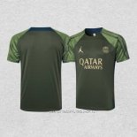 Camiseta de Entrenamiento Paris Saint-Germain Jordan 24-25 Verde