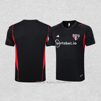 Camiseta de Entrenamiento Sao Paulo 23-24 Negro