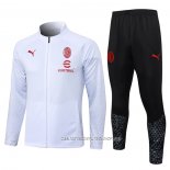 Chandal de Chaqueta del AC Milan 23-24 Blanco