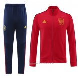 Chandal de Chaqueta del Espana 22-23 Rojo