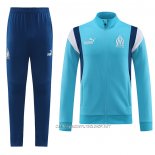 Chandal de Chaqueta del Olympique Marsella 23-24 Nino Azul