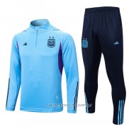 Chandal de Sudadera del Argentina 22-23 Azul Claro