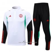 Chandal de Sudadera del Manchester United 23-24 Nino Blanco