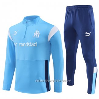 Chandal de Sudadera del Olympique Marsella 23-24 Azul