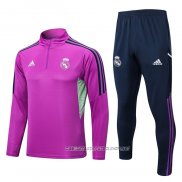 Chandal de Sudadera del Real Madrid 22-23 Purpura