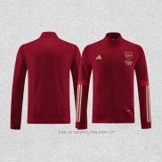 Chaqueta del Arsenal 23-24 Rojo Oscuro