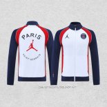 Chaqueta del Paris Saint-Germain Jordan 21-22 Blanco