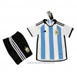 Camiseta Primera Argentina 3 Estrellas 2022 Nino