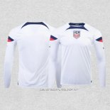 Camiseta Primera Estados Unidos 2022 Manga Larga