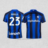 Camiseta Primera Inter Milan Jugador Barella 22-23