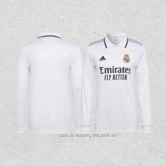 Camiseta Primera Real Madrid 22-23 Manga Larga