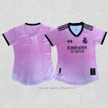 Camiseta Real Madrid Portero 21-22 Mujer Rosa