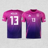 Camiseta Segunda Alemania Jugador Muller 2024