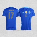 Camiseta Segunda Argentina Jugador Garnacho 2024