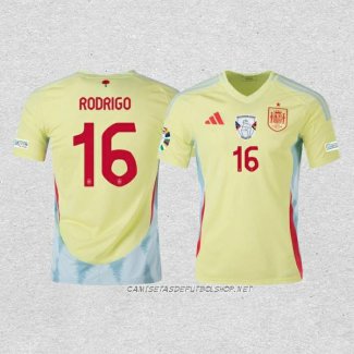 Camiseta Segunda Espana Jugador Rodrigo 2024