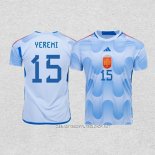 Camiseta Segunda Espana Jugador Yeremi 2022