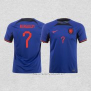 Camiseta Segunda Paises Bajos Jugador Bergwijn 2022