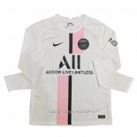 Camiseta Segunda Paris Saint-Germain 21-22 Manga Larga