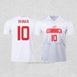 Camiseta Segunda Suiza Jugador Xhaka 2022