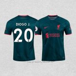 Camiseta Tercera Liverpool Jugador Diogo J. 22-23