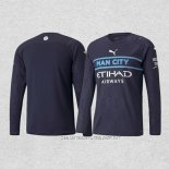 Camiseta Tercera Manchester City 21-22 Manga Larga