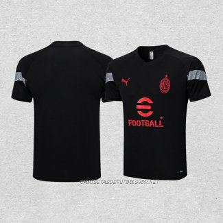 Camiseta de Entrenamiento AC Milan 22-23 Negro