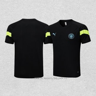 Camiseta de Entrenamiento Manchester City 22-23 Negro