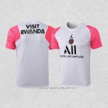 Camiseta de Entrenamiento Paris Saint-Germain Jordan 21-22 Blanco