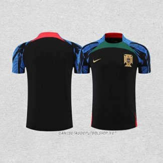 Camiseta de Entrenamiento Portugal 22-23 Negro